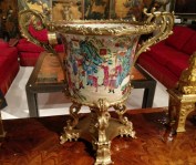 44RococoBronzeInlaidCantonFamilyFlowerPot